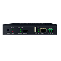 10KM HDMI, USB, RS232, garansi 3 tahun profesional pemancar & penerima serat optik 4K