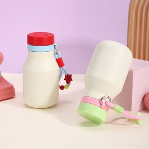 Cute Mini Milk Jar Insulated Water Bottle 316 Stainless Steel <b>Double</b> <b>Wall</b> Vacuum Portable Travel <b>Mug</b> With Straw For Home Car - Product Image 4