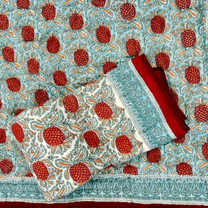 100% couette en coton biologique pur fait à la main 100% couette en coton biologique fabriqué en Inde produit doux et confortable - Product Image 1