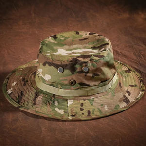 Chapeaux de pêche de sport d'extérieur Sun Protect Casquette de camouflage tactique cachée Bonnie Hat - Product Image 5