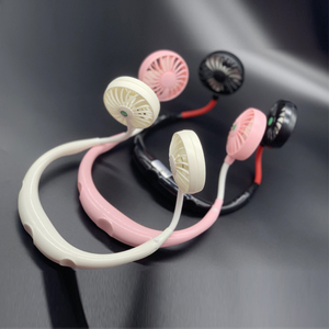 Offre Spéciale Pliant de Voyage USB Rechargeable Paresseux Mains Libres de Bande D'encolure de Sports Ventilateur À Piles - Product Image 4