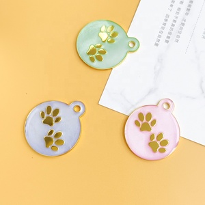 Nhà Máy Giá Rẻ Giá Kim Loại Long Lanh <span class=keywords><strong>Pet</strong></span> ID Tên Thẻ Cá Nhân Dog Tag Tấm Tùy Chỉnh <span class=keywords><strong>Pet</strong></span> Tag Cho Chó Mèo - Product Image 5