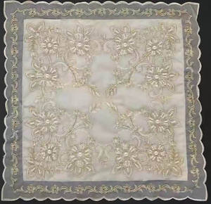 Capa de Almofada Moderna Bordada à Mão 18x18 com Renda para Decoração de Casa Sofá Almofada Bordada - Product Image 5