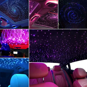 Kit Motore Luce a Fibra Ottica LED RGBW 16W IP65 Effetto <span class=keywords><strong>Cielo</strong></span> Stellato per Auto, 1000 pz, con App e Telecomando - Product Image 6