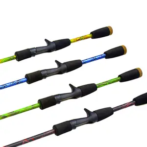 New Design 1.8m Supplier High Quality Carbon Saltwater Squid Fishing Rod MH Carbon Fiber Bait Casting Fishing Rod