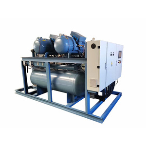 Unidad de refrigeración por tornillo RefcomP Snowman SW5L0752 150HP con dos compresores paralelos R410A para congelación rápida - Product Image 5