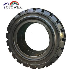 ยางตันอุตสาหกรรม Topower ขนาด 28*12.5-15 สำหรับรถกระเช้า - Product Image 1