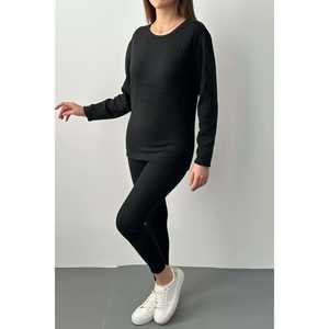 Combinaison de ski et de neige thermique double face noire en gros - Product Image 3