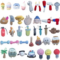 Nouveau trophée de Baseball haltère marteau lait tasses à thé outils jouets en peluche pendentifs cocotier ampoule dents en peluche porte-clés