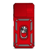 Funda de Lujo Antigolpes con Anillo y Ventana Deslizable para Xiaomi Redmi 12 10 9A Poco X3 X4 9C 10A A1 K50
