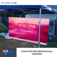 Mur vidéo LED extérieur Canbest RV 4000 nit P3.9 P3.91, écran LED 3.91 mm, panneau LED étanche pour scène, affichage LED pour concert