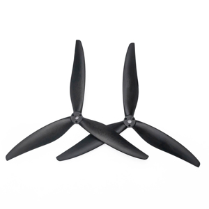 10X5X3 1050 ใบพัดไนลอนคาร์บอนสีดำ 3 ใบ CW CCW สำหรับ RC มัลติโรเตอร์ X-Class MacroQuad FPV Cinelifter - Product Image 1