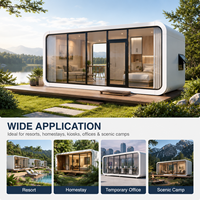 Maison mobile préfabriquée modulaire Apple Cabin à 3 chambres et 2 étages pour une utilisation en résidence de villégiature familiale