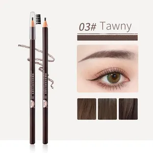 Popular Tattoo Tools Fine Pen Tip Waterproof Eyebrow Pencil With Brush Microblading Eyebrow Makeup Pencil For Permanent Tattoo