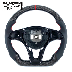 Volante Deportivo de Fibra de Carbono y Cuero para Mercedes Benz CLA W117, Clase A W176, GLA X156, GLE W166, 2012-2019 - Product Image 1