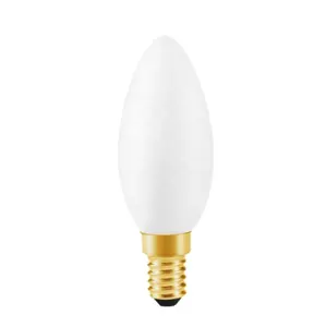 C35 Edison Light Globes LED Porcelain Glass Milky Dimming E27 Bulb Base