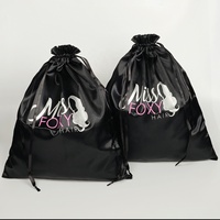 YCX luxe Logo personnalisé bijoux cordon Satin soie pochette Satin doublure Satin parfum fête cadeau sacs à cheveux
