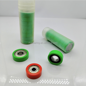 Rodamiento Personalizado de Fábrica China BU2084 20x84x40mm, Rueda de Canal en Forma de U con Recubrimiento de Goma, Polea de Rodamiento BU <span class=keywords><strong>2084</strong></span> - Product Image 4