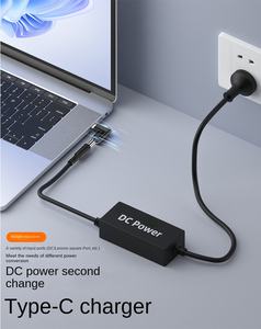 Adaptateur secteur 90 degrés PD 65W USB Type C mâle avec <span class=keywords><strong>prise</strong></span> DC 7406 4506 5510 connecteur USB C chargeur pour ordinateur portable et téléphones - Product Image 5