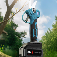Draadloze elektrische snoeischaar, oplaadbare takkenknipper met SK5-mes, max. snijbreedte 25 mm voor tuin & boomgaard