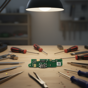 Placa base Motorola Moto E5 Play con puerto de carga y micrófono, nueva - Product Image 2