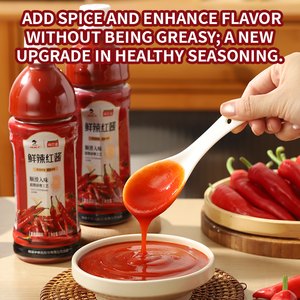 ซอสพริกเผ็ดสำเร็จรูปสำหรับร้านอาหาร หม้อไฟ ผัด ซอสพริก 500 กรัม - Product Image 1