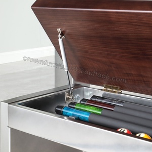 Bán Bàn Bida Ăn <span class=keywords><strong>2</strong></span> Trong <span class=keywords><strong>1</strong></span> Bằng Thép Không Gỉ 6ft 7ft 8ft Sử Dụng Tại Nhà Thiết Kế Mới - Product Image 6