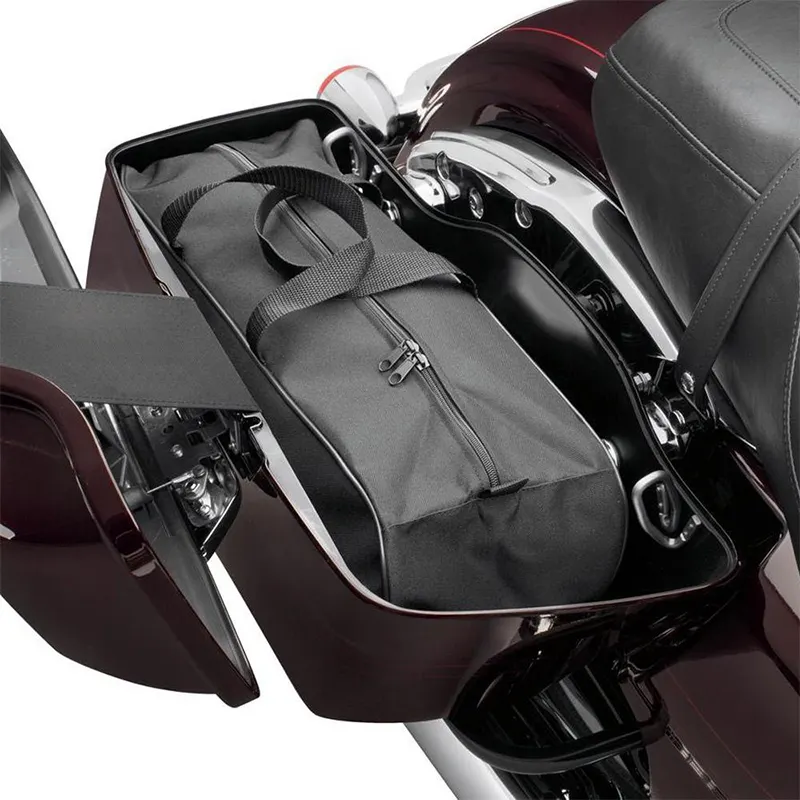 Motosiklet yan çanta motosiklet bagaj rafı astar Touring saklama çantası su geçirmez motosiklet eyer çantası