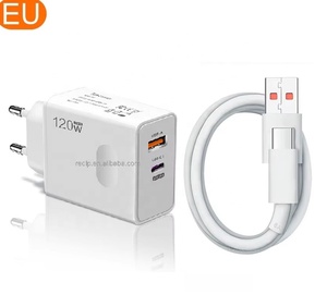 Adaptador rápido de 120W, <span class=keywords><strong>cargador</strong></span> de pared + Cable, Puerto USB de, UE, EE. UU., Reino Unido, PD, <span class=keywords><strong>cargador</strong></span> rápido de 25W para Iphone, <span class=keywords><strong>Huawei</strong></span>, xiaomi - Product Image 1