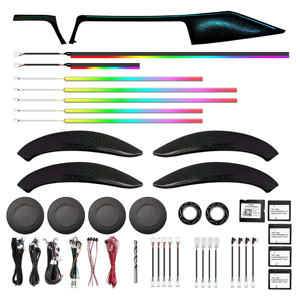 Kit di aggiornamento della luce ambientale dinamica per <span class=keywords><strong>BMW</strong></span> F36 <span class=keywords><strong>4</strong></span> <span class=keywords><strong>serie</strong></span> 420i 430i Gran coupé accessori per illuminazione interna a LED 2014 2019 - Product Image 1