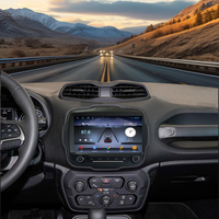 Stéréo pour Jeep Renegade 2016-2021 Android 13 GPS Navigation HD écran tactile lecteur multimédia sans fil Carplay Auto unité principale