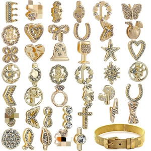 Contattaci per maggiori stili: Charm scorrevoli in lega di zinco da 10 mm all'ingrosso per bracciali in acciaio inossidabile a <span class=keywords><strong>maglie</strong></span> - Product Image 5