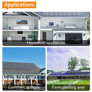 Hoàn Thành phân chia giai đoạn 5KW 10KW 10kwh 15kwh hệ thống năng lượng mặt trời hệ thống chuyển đổi năng lượng quang điện mặt trời cho toàn bộ ngôi nhà - Product Image 4