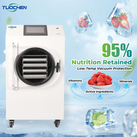 Huishoudelijke 220V 110V PLC Mini Automatische Vriesdroogmachines 4Kg 5Kg Kleine Lyofilisator voor Thuisgebruik voor Fruit, Groenten en Huisdierensnacks