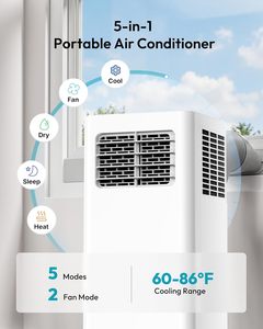 Climatiseur mobile portable ETL Euhomy 5-<span class=keywords><strong>en</strong></span>-1 de 11000 Btu pour entrepôt, bureau, tente et événements – Vente <span class=keywords><strong>en</strong></span> gros - Product Image 3