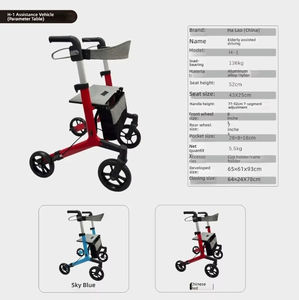 Silla de ruedas eléctrica inteligente con joystick de <span class=keywords><strong>360</strong></span> grados, plegable, para personas con discapacidad. - Product Image 5