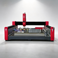 Centre d'usinage CNC ATC 3015 pour pierre, granit, quartz, marbre avec sonde caméra et moteur de broche 11KW