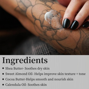 Baume pour tatouage Wachinas, beurre de karité hydratant pour le soin du corps après le tatouage, pour adultes - Product Image 4