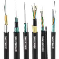 Good Mechanical GYTFC8S FTTH G652D G657A1 Figure 8 Self Supporting Fiber Optic Cable