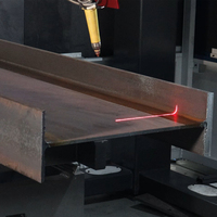 Machine CNC FIN de l'usine de Jinan pour la découpe, le marquage et le perçage de poutres en H à large bord, avec chargement et déchargement automatiques