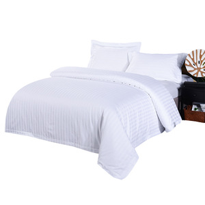 Juego de Ropa de Cama Completo para Hotel, 100% Algodón Blanco, Juego de Sábanas para Hostelería de 300 Hilos con <span class=keywords><strong>Funda</strong></span> Nórdica - Product Image 1