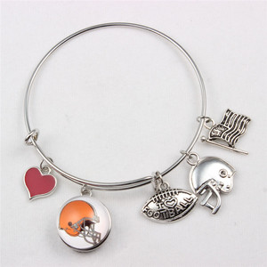 Pulsera Ajustable de Kevlar con Diseño de 32 Equipos Americanos para Hombre y <span class=keywords><strong>Mujer</strong></span> con Piedra Natural y Diseño ALEX ANI - Product Image 4