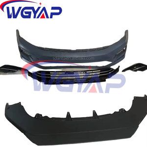 Wgyap กันชนหน้ารถยนต์สีดำของแท้, อะไหล่รถยนต์สำหรับ VW Jetta <span class=keywords><strong>GLI</strong></span> 15 - Product Image 2