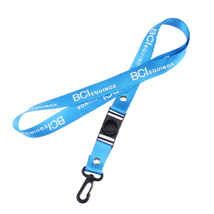 Tùy Chỉnh In Trống Thăng Hoa Cổ Dây Đeo ID Huy Hiệu Chủ Thẻ Dây Buộc Tùy Chỉnh Giá Rẻ Nylon <span class=keywords><strong>Polyester</strong></span> Dây Buộc Với Logo - Product Image 3