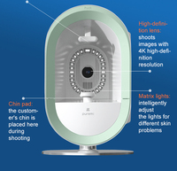 Beauty Salon AI Skin Analyzer 12 Spectrum Comprehensive Skin Care Analysis and Diagnosis with Intelligent Product