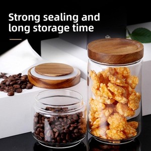 Frasco Hermético de Vidrio con Alto Contenido de Sílice, Diseño Clásico, Varias Especificaciones, Contenedor de Almacenamiento para Cocina y Camping, con Tapa - Product Image 2