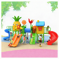Équipements de terrain de jeux pour enfants à bas prix, équipements en plastique pour parcs d'attractions, divertissement commercial, toboggan de terrain de jeux extérieur