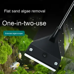 Jeneca Best Verkochte Roestvrijstalen Zeewier Schraper Multi-Tool Reiniger <span class=keywords><strong>Aquarium</strong></span> Plant Gras Reinigingsmes Gemaakt Duurzaam Plastic - Product Image 3