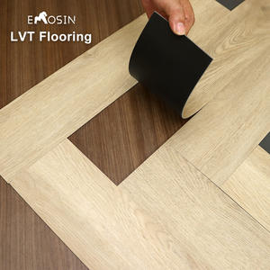 Baldosas autoadhesivas de vinilo de lujo de PVC de grano de mármol y madera LVT para suelo de bajo precio - Product Image 2