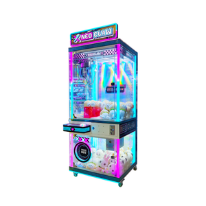 Neofuns Customized <strong>Coin</strong> Operated <strong>Game</strong> Machine Metal Transparent Claw Crane Amusement Vending <strong>Arcade</strong> with Bill <strong>Acceptor</strong> - Product Image 1